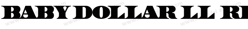 Baby Dollar ll Regul字体转换